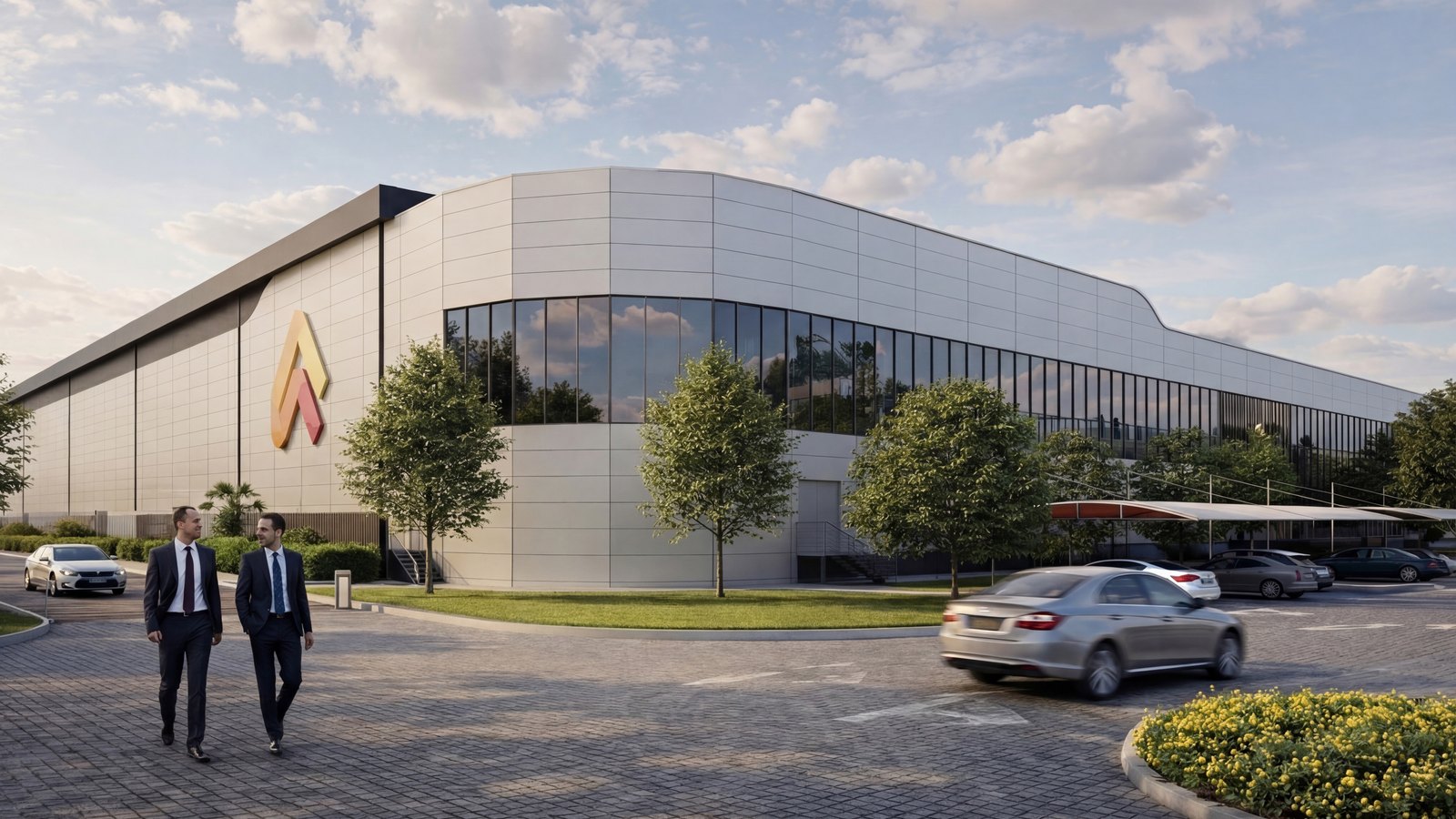 ASMO SPARK distribution facility in daylight