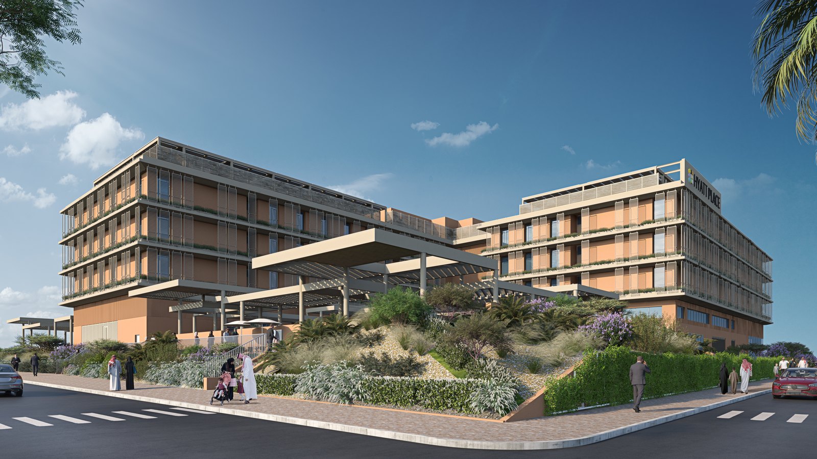 Hyatt Place Hotel AlUla in daylight